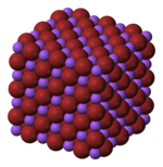 Sodyum bromürün 3 boyutlu modeli