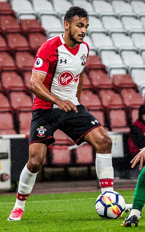 Boufal with Southampton in 2017