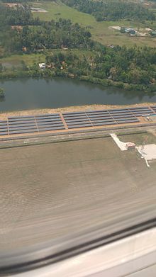A part of the Solar Plant powering the Cochin International Airport Solar Plant powering the Cochin International Airport.jpg