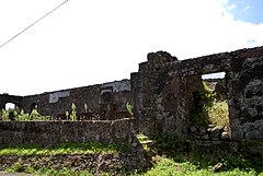 Solar dos Tiagos, ruínas, Topo, Calheta, ilha de San-Xorxe, Açores.JPG