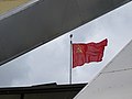 Belarusiya Böyük Vətən Müharibəsi Muzeyində Sovet bayrağı