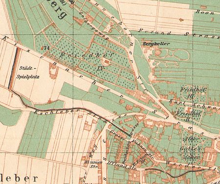 Stadtplan Gotha 1905 Ausschnitt1