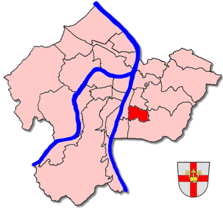 Stadtteilkarte Koblenz Pfaffendorfer Höhe