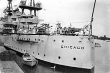 USS Chicago docked in Brisbane, March 1941 StateLibQld 1 100768.jpg
