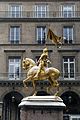 Estatua ecuestre de Juana de Arco (place des Pyramides, París), de Emmanuel Fremiet, 1874.