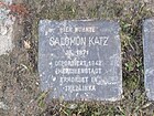 Stolperstein Salomon Katz, 1, Hinterstraße 51, Bad Wildungen, Landkreis Waldeck-Frankenberg.jpg