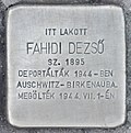 Stolperstein für Dezsö Fahidi (Debrecen).jpg