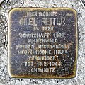 Stumbling stone for Gilel Reiter, Walter-Oertel-Strasse 42, Chemnitz (2) .JPG