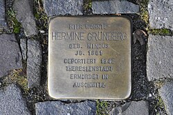 Stolperstein für Hermine Grünberg