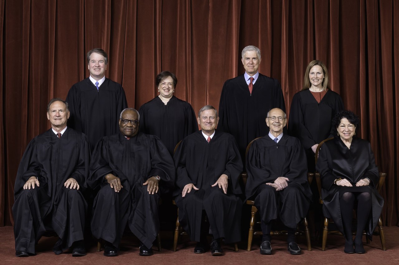 2020 Foto der Richter des Obersten Gerichtshofs