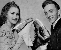 Suzanne Morrow und Wally Diestelmeyer 1948