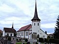 Kirchweg 3, Tafers. Église Saint-Martin.