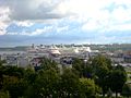 Tallinn Passenger Port, seen from the rooftop of the Estonian Maritime Museum