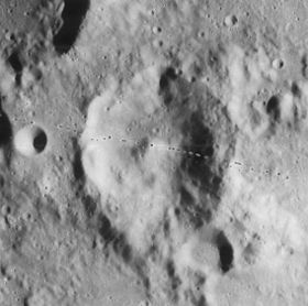 Снимок зонда Lunar Orbiter - IV.