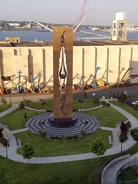 File:Tear Drop Memorial from a Cruise Ship.jpg