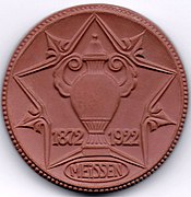 Vorderseite der Teichert-Jubiläumsmedaille von 1922