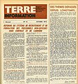 Première page du Terre Information n°12, paru en octobre 1974