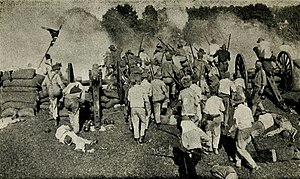 Still of the fighting at Vicksburg
