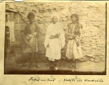 Glaser's photograph of three Yemeni men