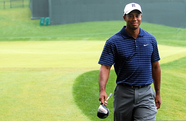 Tiger Woods at the pro-am in 2009