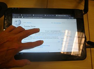 Toshiba Thrive tablet computer