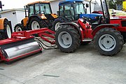 Tractor de exposición en España.