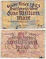 1 Million Mark, 1923