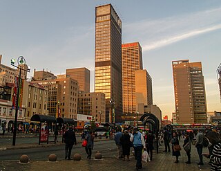 <span class="mw-page-title-main">Trust Bank Building</span> Skyscraper in the Central Business District of Johannesburg, South Africa