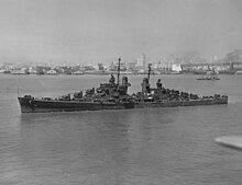 USS Oakland (CL-95) in San Francisco Bay on 2 August 1943 (NH 98442).jpg