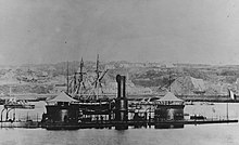Onondaga, at Brest, France, circa the late 1860s or the 1870s USS Onondaga 60211.jpg