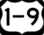 U.S. Route 1/9 Truck marker