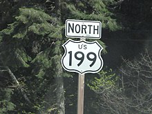 Cutout US 199 shield in California US 199 California Shield.JPG