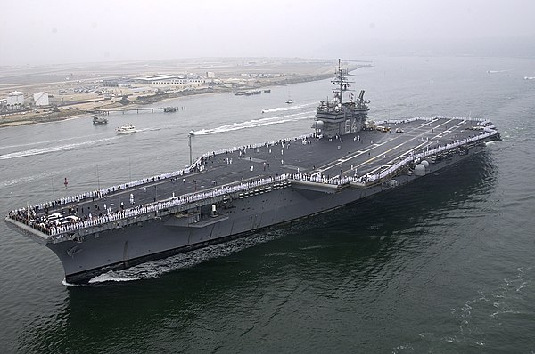 USS Constellation in June 2003