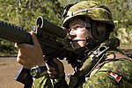 US Navy 080726-N-7949W-054 A Canadian soldier assigned to 1st Battalion of Princess Patricia's Canadian Light Infantry aims his rifle in the direction of enemy fire.jpg