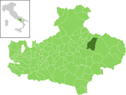 Lokasi Vallata di Provinsi Avellino