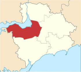 Localisation de Raïon de Vassylivka