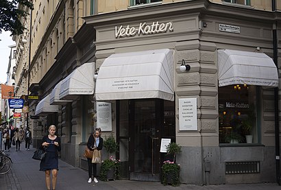 Vägbeskrivningar till vete-katten med kollektivtrafik