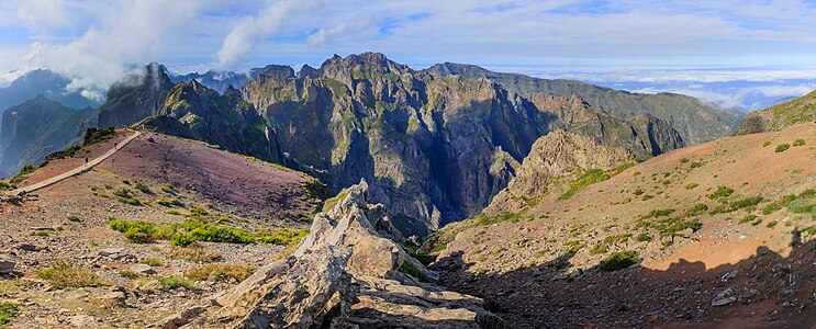 View from Miradouro do Pico do Arieiro Madeira