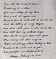 Valentine poem, 1845