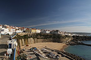 Vista da Ericeira com a Praia dos Pescadores