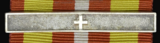 Second award clasp for service with the Red Cross Voluntary Medical Service Medal, ribbon bar.png