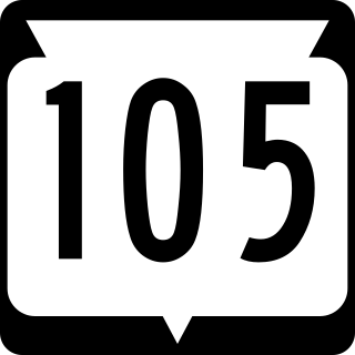 <span class="mw-page-title-main">Wisconsin Highway 105</span> State highway in Wisconsin, United States