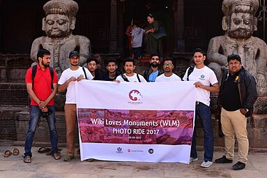 Group Photo WLM Nepal Photo Ride 2017 at Bhaktapur