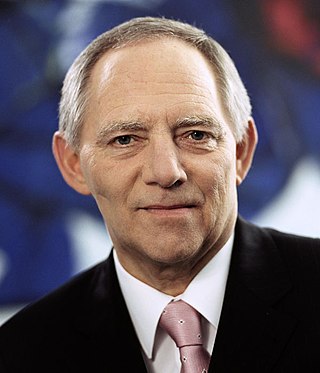 <span class="mw-page-title-main">Wolfgang Schäuble</span> German politician and statesman (1942–2023)