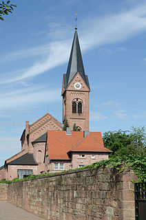 Waldaschaff Place in Bavaria, Germany