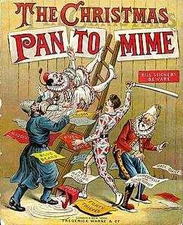 <span class="mw-page-title-main">Pantomime</span> Genre of musical comedy stage production