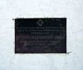 Memorial plaque to Col. Stanisław Kamiński "Daniel"