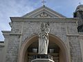 Saint Joseph statue in front of the cathedral