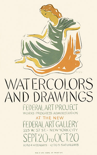 File:Watercolrs and Drawings, FAP poster 1937.jpg