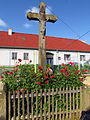 Čeština: Kříž ve Svatoslavi, okr. Třebíč. English: Wayside cross in Svatoslav, Třebíč District.